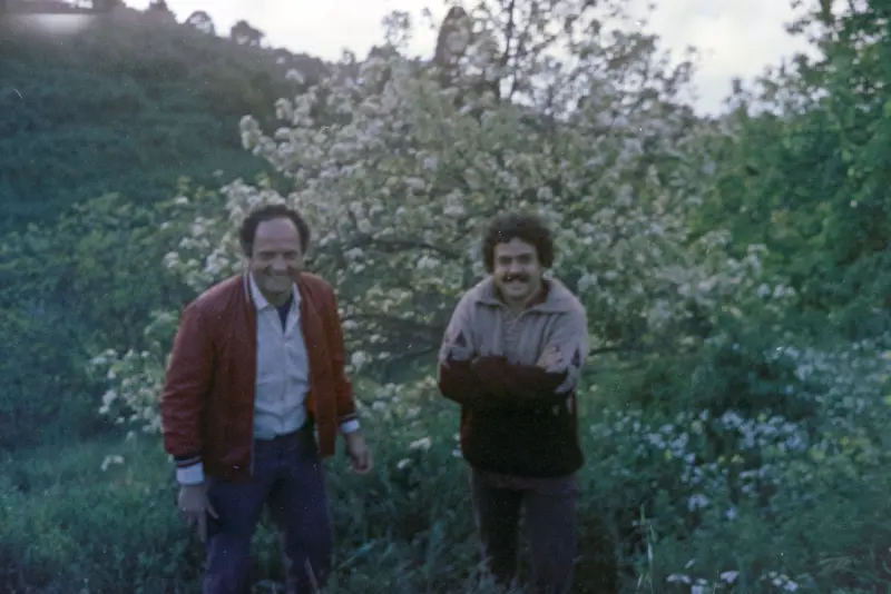 Juan F. Capote y sus cabras.